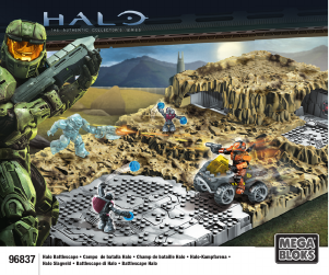 Manuale Mega Bloks set 96837 Halo Battlescape di Halo