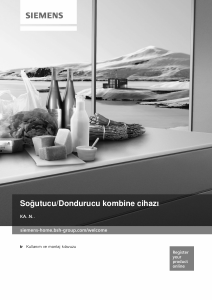Kullanım kılavuzu Siemens KA93NVL30N Donduruculu buzdolabı