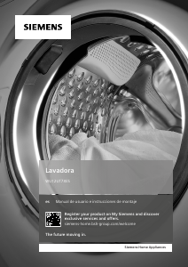 Manual de uso Siemens WU12UT7XES Lavadora