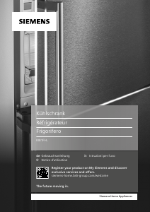 Bedienungsanleitung Siemens KI81FHDD0 Kühlschrank
