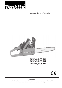 Mode d’emploi Makita DCS340 Tronçonneuse