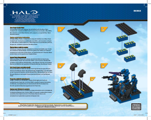 Mode d’emploi Mega Bloks set 96962 Halo Blue Team – Combat Unit