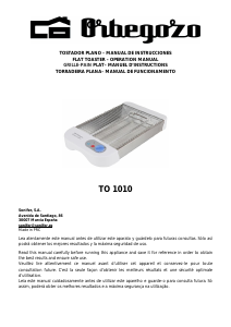 Mode d’emploi Orbegozo TO 1010 Grille pain