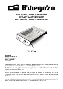 Manual Orbegozo TO 2020 Torradeira