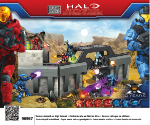 Bruksanvisning Mega Bloks set 96967 Halo Versus – Assault on High Ground