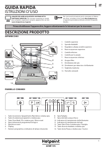 Manuale Hotpoint-Ariston HFC 3C26 CW Lavastoviglie