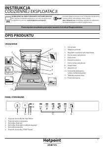 Instrukcja Hotpoint-Ariston HIE 2B19 C N Zmywarka