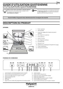 Mode d’emploi Hotpoint-Ariston HFC 3C26 CW X Lave-vaisselle