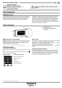 Instrukcja Hotpoint-Ariston BCB 75251 Lodówko-zamrażarka