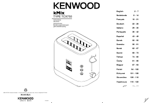 Handleiding Kenwood TCX751RD kMix Broodrooster