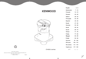 Bruksanvisning Kenwood CH250 Matberedare