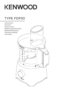 Handleiding Kenwood FDP301WH Keukenmachine