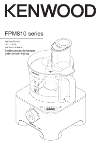 Manual Kenwood FPM810 Robot de cozinha
