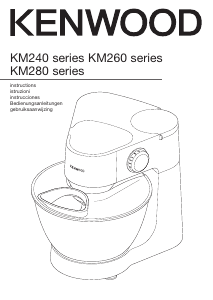 Käyttöohje Kenwood KM288 Jalustasekoitin