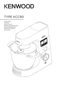 Manual Kenwood KCC9040S Batedeira com taça
