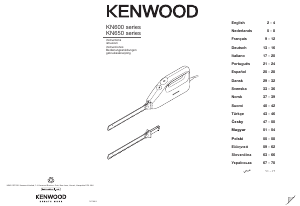 Manual de uso Kenwood KN650 Cuchillo eléctrico