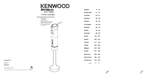 Brugsanvisning Kenwood HDM804SI Stavblender