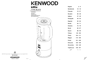 Bruksanvisning Kenwood BLX750BK kMix Hurtigmikser