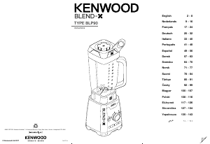 Kullanım kılavuzu Kenwood BLP900BK Blend X Blender