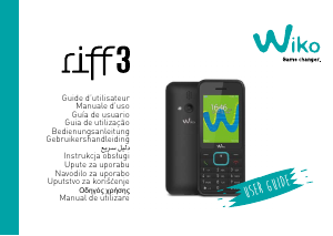 Manual de uso Wiko Riff3 Teléfono móvil