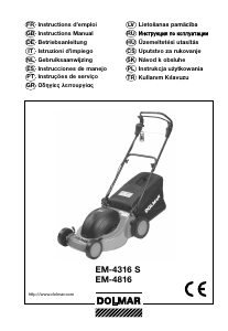 Manual Dolmar EM-4316 S Lawn Mower