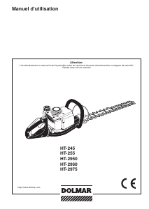 Mode d’emploi Dolmar HT-2950 Taille-haies