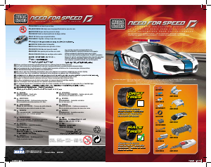 Manual de uso Mega Bloks set 95705 Need for Speed McLaren MP412C