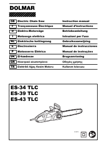 Manuale Dolmar ES-39 TLC Motosega