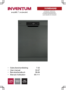Manual Inventum VVW6040AB Dishwasher
