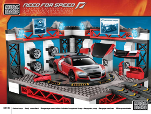 Manual de uso Mega Bloks set 95720 Need for Speed Garaje