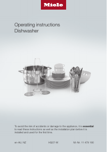 Manual Miele G 7319 SCU XXL AutoDos Dishwasher