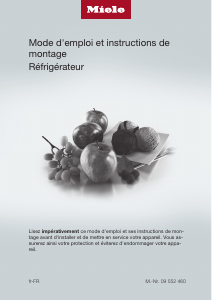 Mode d’emploi Miele K 12010 S-2 Réfrigérateur