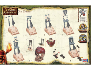 Manual de uso Mega Bloks set 1026 Pirates of the Caribbean Isla de cruces