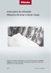 Manual Miele WTI 360 WPM PowerWash Máquina de lavar roupa