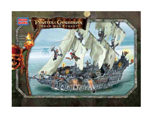 Manuale Mega Bloks set 1029 Pirates of the Caribbean Flying Dutchman