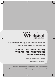 Bruksanvisning Whirlpool WKL71322Q Gaspanna