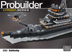 Handleiding Mega Bloks set 3263 Probuilder Slagschip