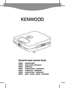 Handleiding Kenwood SM650 Contactgrill