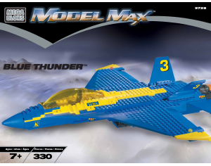 Manual de uso Mega Bloks set 9728 Probuilder Caza azul
