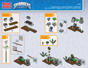 Manuale Mega Bloks set 95306 Skylanders Lancia siluri