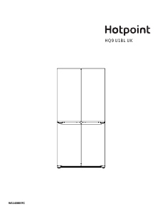 Bruksanvisning Hotpoint HQ9 U1BL UK Kyl-frys