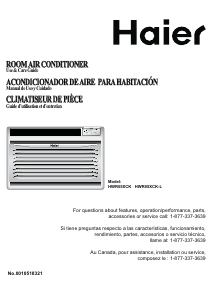 Bruksanvisning Haier HWR05XCK-L Luftkonditionering