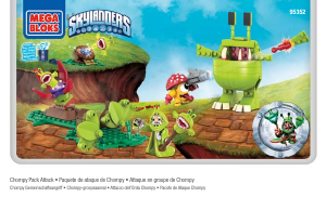 Manual de uso Mega Bloks set 95352 Skylanders Chompy pack attack