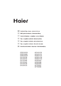 Manual de uso Haier CFE533AW Frigorífico combinado