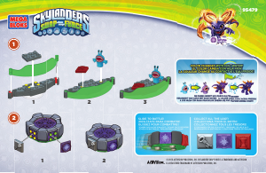 Handleiding Mega Bloks set 95479 Skylanders Magic Spyro battle portal