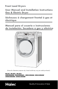 Bruksanvisning Haier HDE5300AW Torktumlare