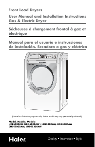 Manual Haier HDE5000AW Dryer