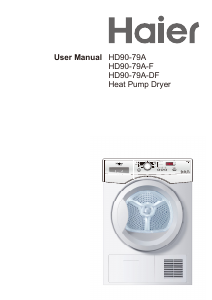 Manual Haier HD90-79A-F Dryer