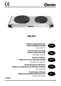Manual Bartscher 150.310 Hob