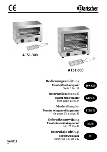 Mode d’emploi Bartscher A151.300 Four